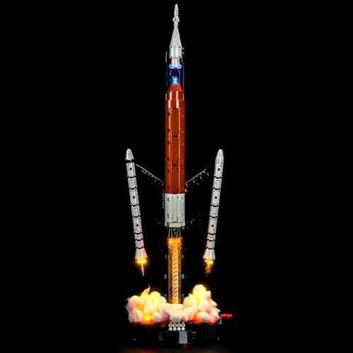 LocoLee Light kit Compatible with Lego 42221 NASA Artemis Space Launch System Rocket No Actual Model Only Lights LED Lighting Accessories for Lego NASA Rocket Standard Version - Image 5