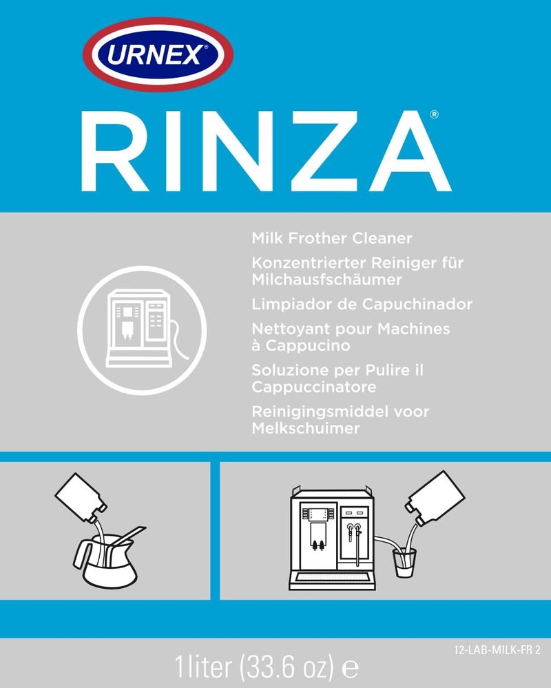 Urnex أورنكس - رينزا صابون تنظيف رغوة الحليب القلوي - 33.6 أونصة - Image 3