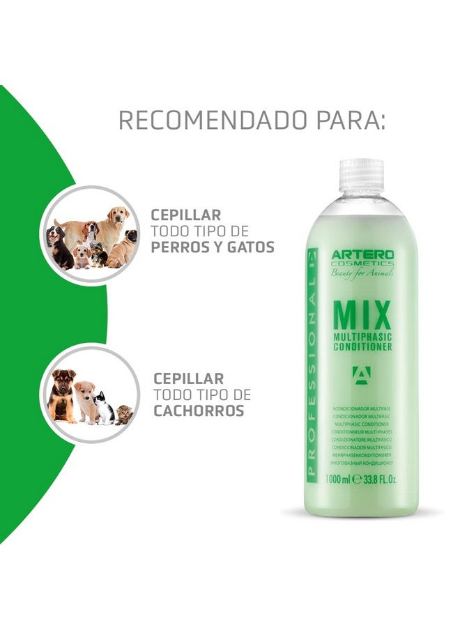 ARTERO Mix Conditioning Spray 33.81 Oz  MultiPhase NoRinse Conditioner For Dogs  - Image 3
