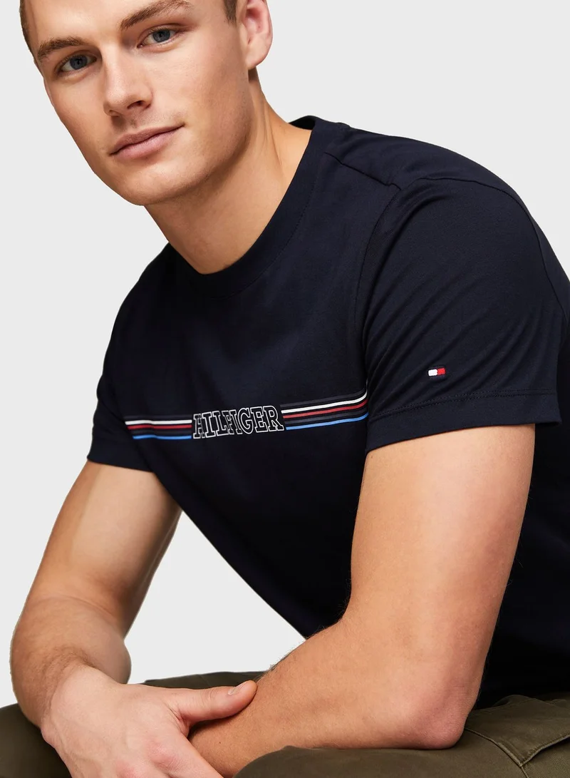 TOMMY HILFIGER Logo Crew Neck T-Shirt