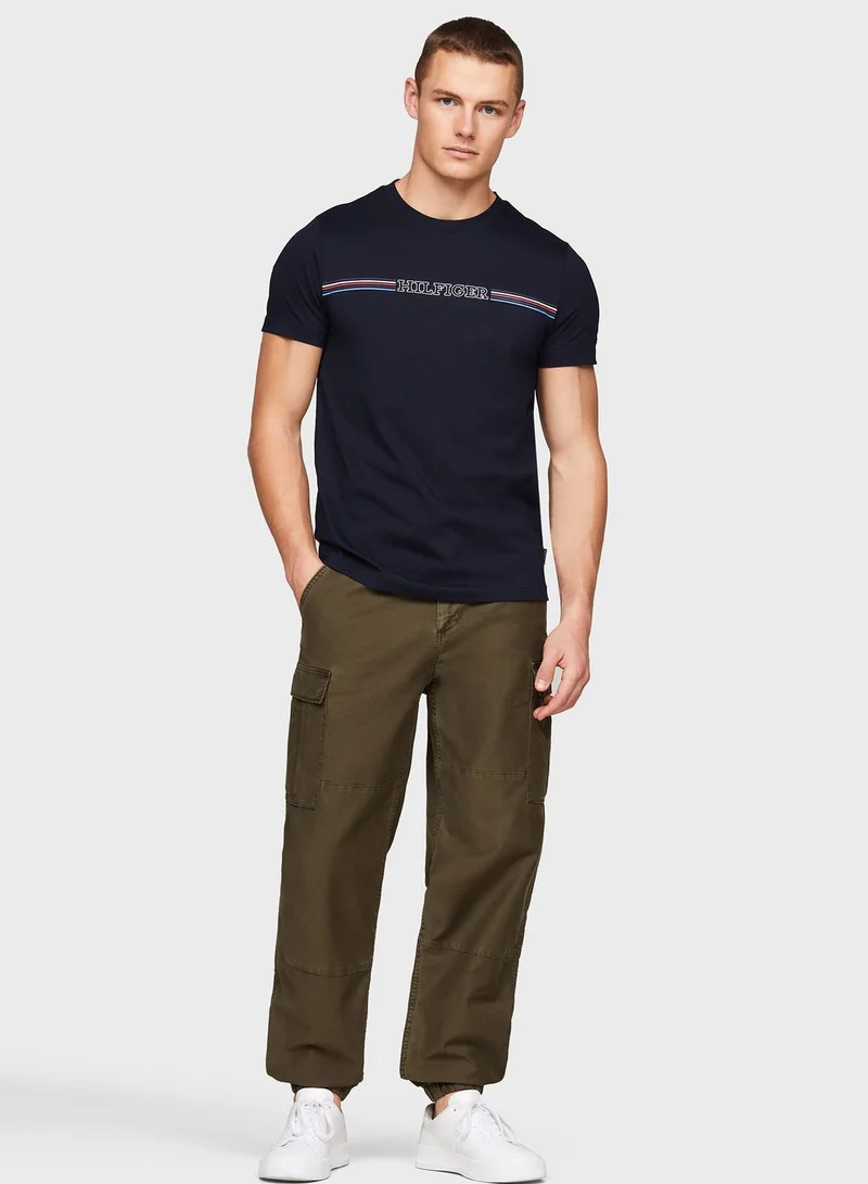 TOMMY HILFIGER Logo Crew Neck T-Shirt