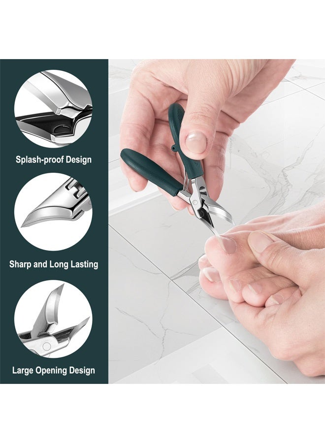 3PCS Ingrown Toenail Clippers Set, Beveled Eagle Beak Nail Clippers for Thick Nails, for Elderly Men Women - Image 2