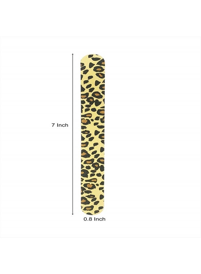HeeYaa Nail File 10 PCS Professional Double Sided 100/180 Grit Nail Files Emery Board Colorful Manicure Pedicure Tool and Nail Buffering Files - Image 2