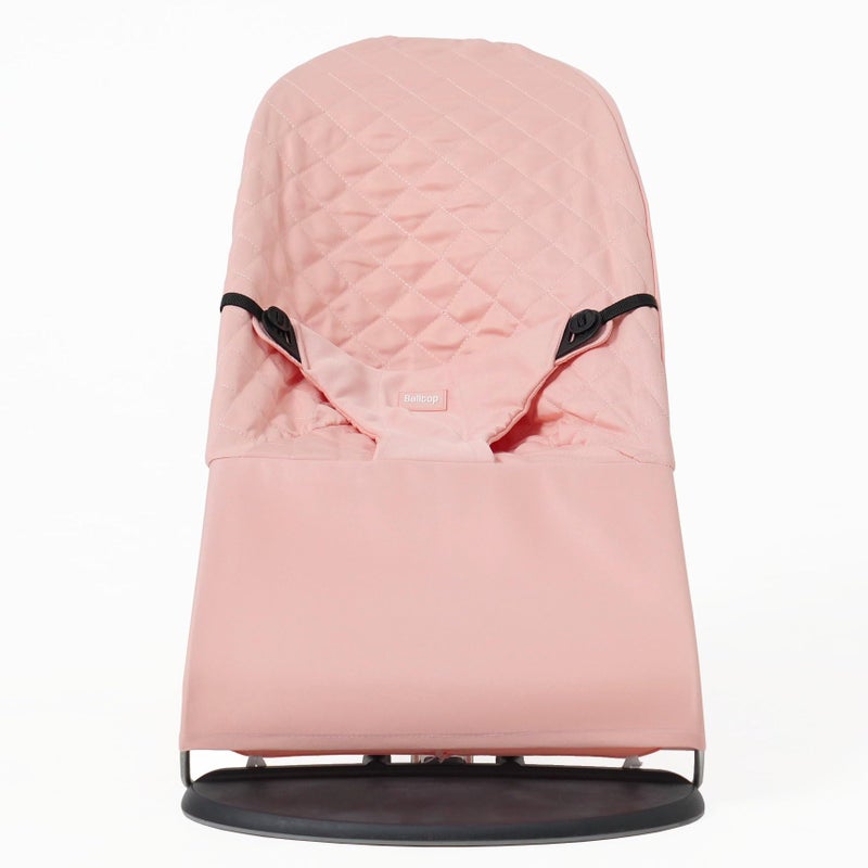 belltop Fabric seat for Bouncer Belltop Compatible with BabyBjrn Bouncer Soft Bliss Cover for Baby Bouncer seat Hypoallergenic Breathable Seat for Baby Swing Ergonomic Pink - Image 2