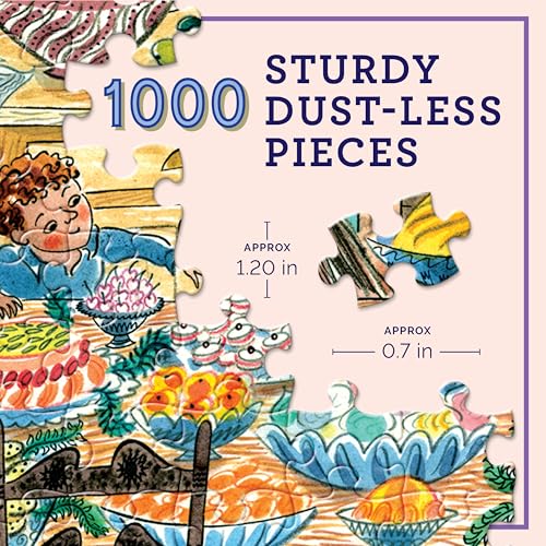 eeBoo 1000 Piece Puzzle Victorian Kitchen Jigsaw Puzzle for Adults Square 23 x 23 Made with Recycled Board VegetableBased Ink - Image 5