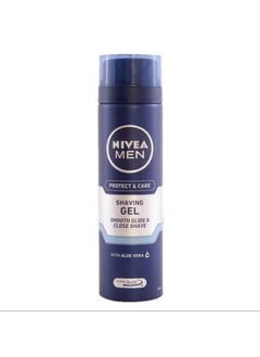 NIVEA MEN Nivea Protect & Care Aloe Vera Shaving Gel 200ml  - Image 2