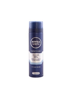 NIVEA MEN Nivea Protect & Care Aloe Vera Shaving Gel 200ml  - Image 1
