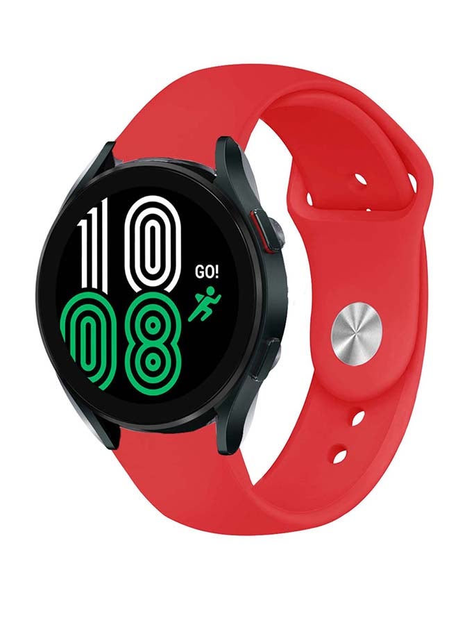 Perfii Replacement Band For Samsung Galaxy Watch4 Red - Image 2