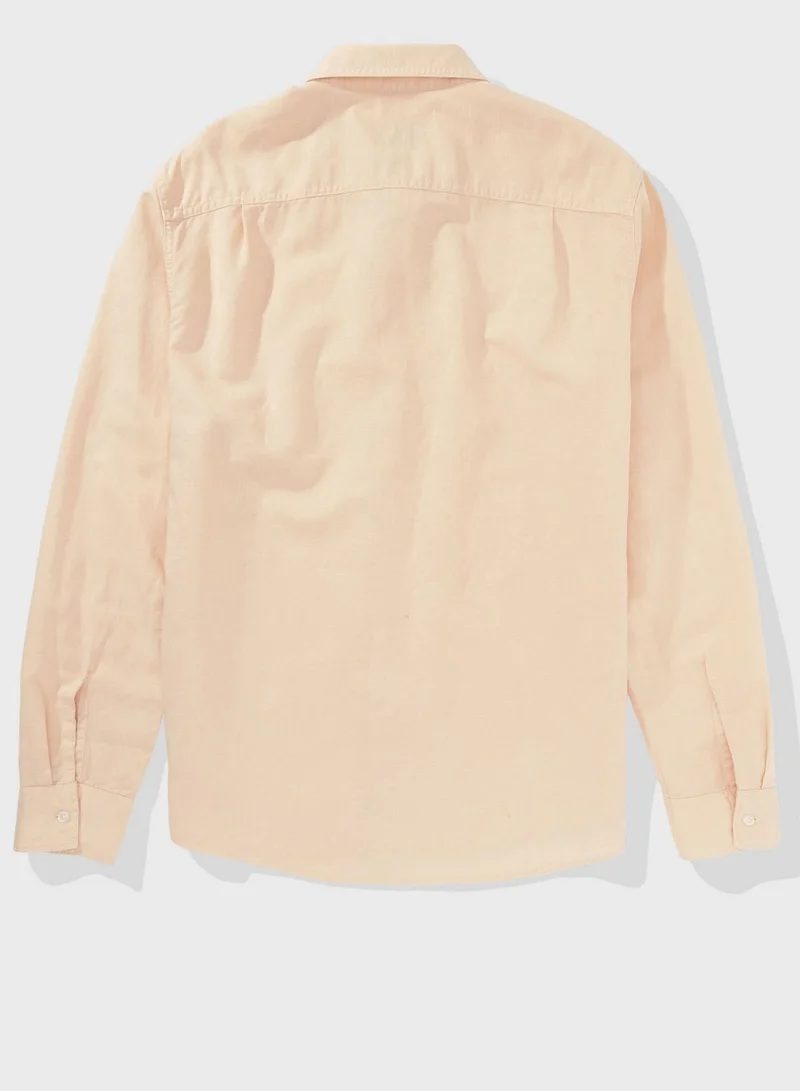 American Eagle Essential Button-Up Regular Fit Shirt