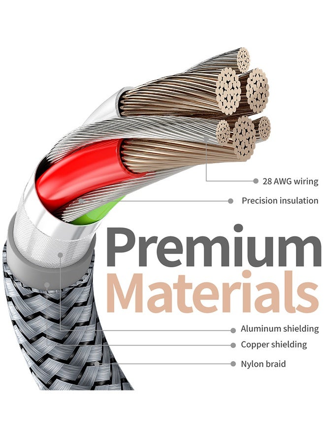 USB Extensions Cable High Speed USB 3.0 Extension Cord Type A Male to Female Sturdy Braided Material Fast Data Transfer Compatible with USB Keyboard,Mouse,Flash Drive,10FT - Image 5