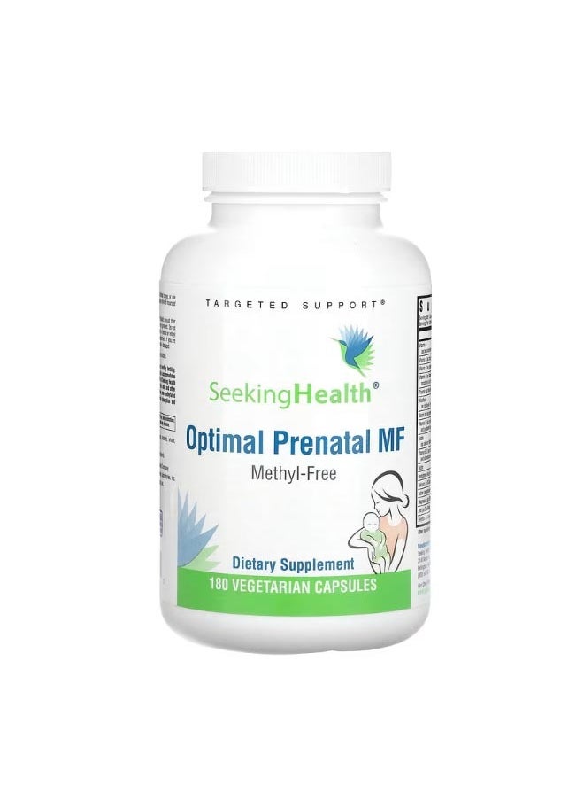 Seeking Health - Optimal Prenatal MF 180 Vegetarian Capsules - Image 1