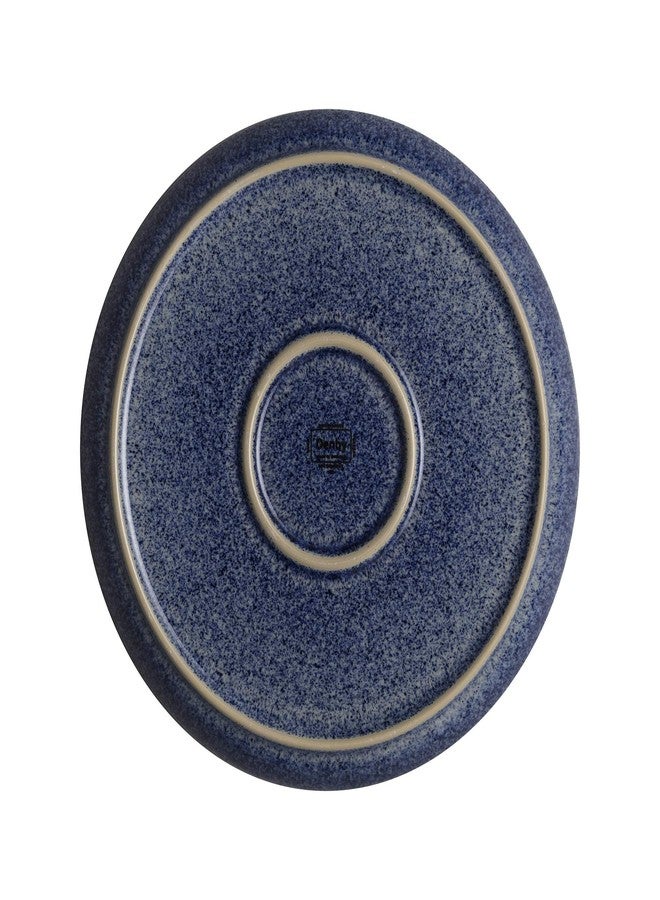 Denby Studio Blue Cobalt Coupe Dinner Plate, 26cm - Image 3