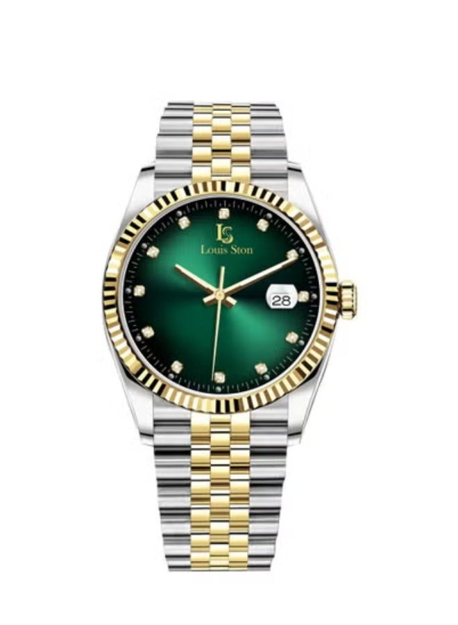 Louis Ston Men's waterproof watch, high quality steel