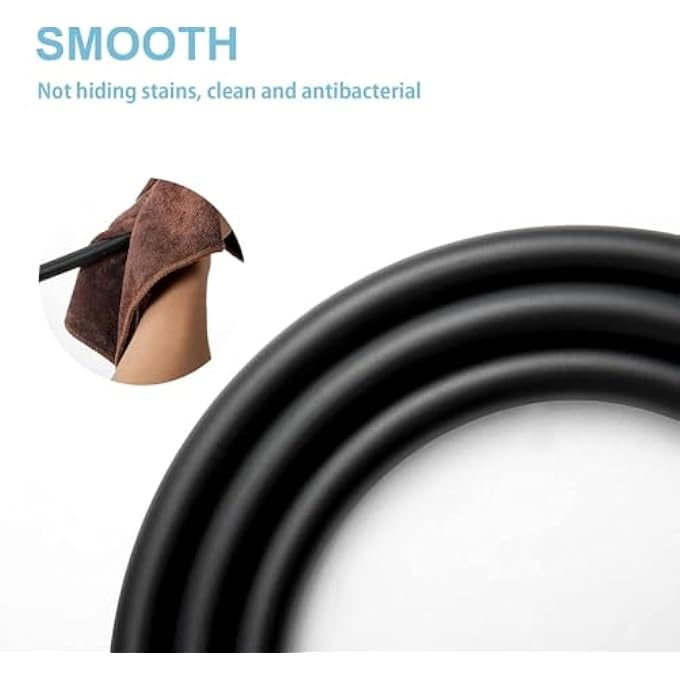 Shower Hose 15m PVC Shower Head Hose UltraFlexible NonTangle Handheld Hose with Solid Brass Connectors Universal Shower Hose for Home Hotel RV Use - Image 4