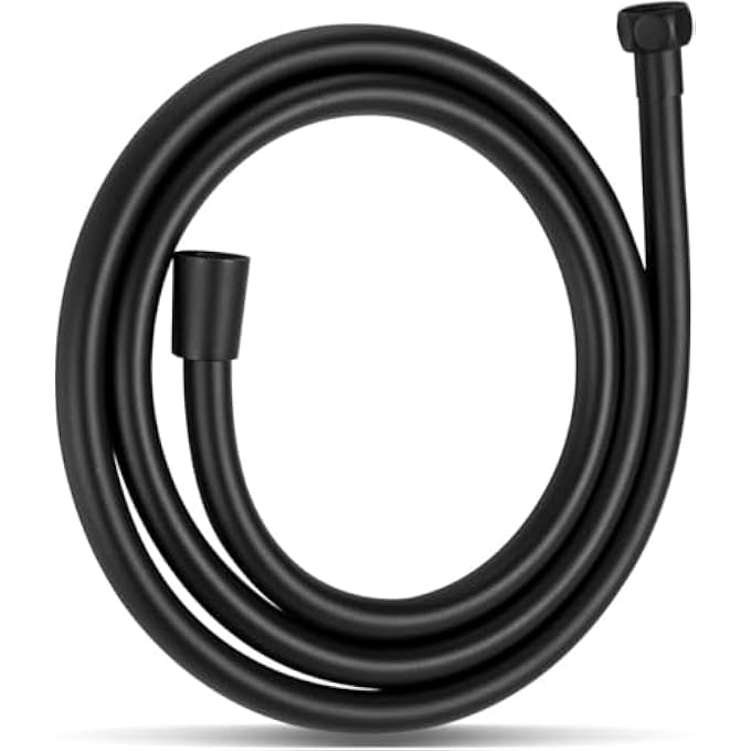 Shower Hose 15m PVC Shower Head Hose UltraFlexible NonTangle Handheld Hose with Solid Brass Connectors Universal Shower Hose for Home Hotel RV Use - Image 1