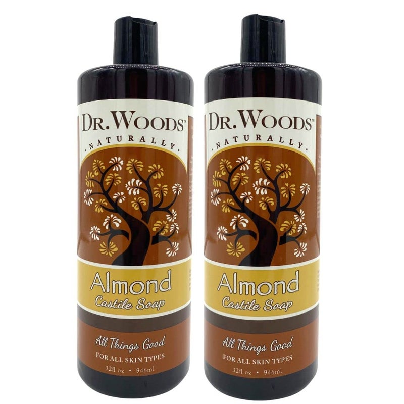 Dr. Woods Dr Woods Pure Almond Liquid Castile Soap 32 Ounce Pack of 2 