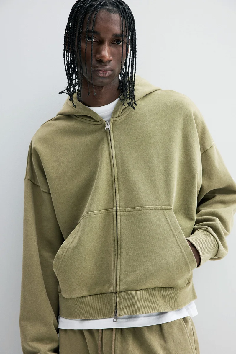 H&M Oversized Fit Zip-through hoodie