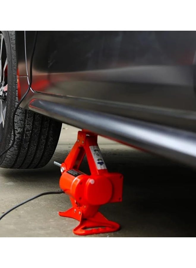 كوريك سيارة كهربائي محمول - رافع إطارات أوتوماتيك عالي الأداء - قوي التحمل مع حقيبة تخزين مثالي لحالات الطوارئ وجميع أنواع السيارات - Image 2