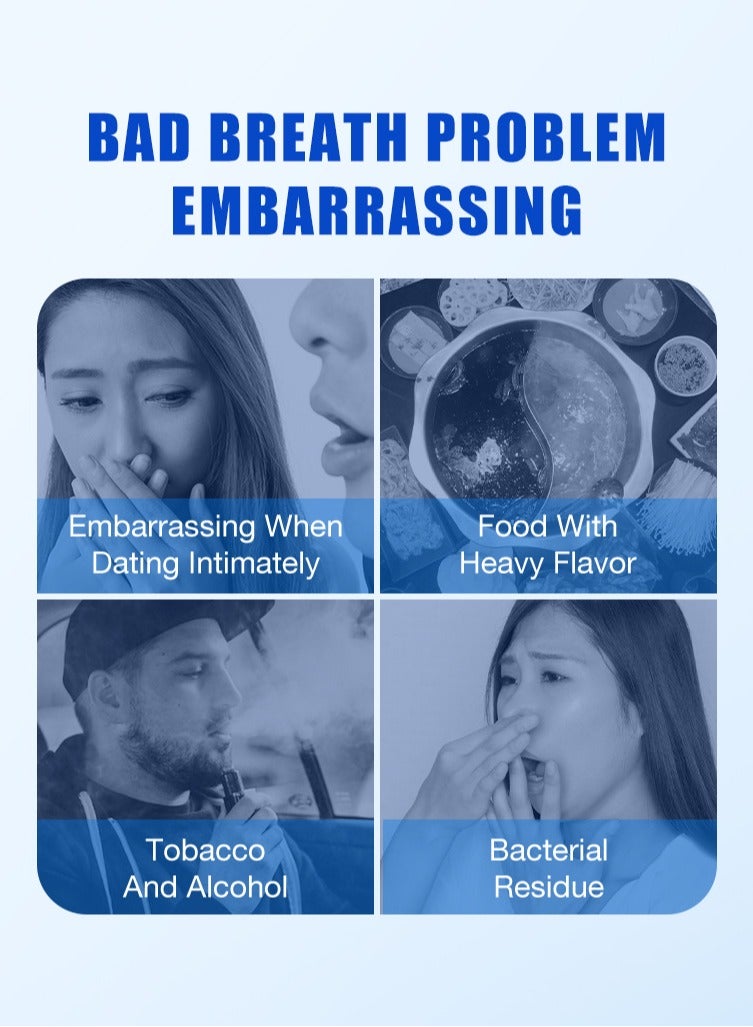 Lemon Multi Effect Fresh Oral Spray 20ml, Bad Breath Treatment for Adults, White Peach Flavor Mouth Freshener, Effective Mouth Spray, Breath Freshener Spray, Oral Care Spray, Mouth Healthy Care - Image 5