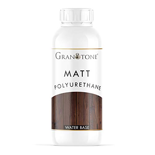 GRANOTONE Water Base Crystal Clear Polyurethane Wood Varnish for Interior, Exterior and Resin Art (MATT, 500 ML) - Image 1