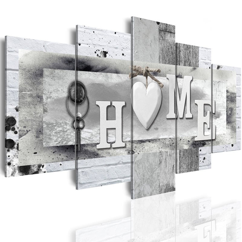 LUDUHU Love Poster  Sanctuary Vintage Canvas Print Wall Art Rustic Vintage Sweet Home Quotes Wall picture White Home Sweet Heart Painting modern Family Wall Decor FOversize 40x20inch