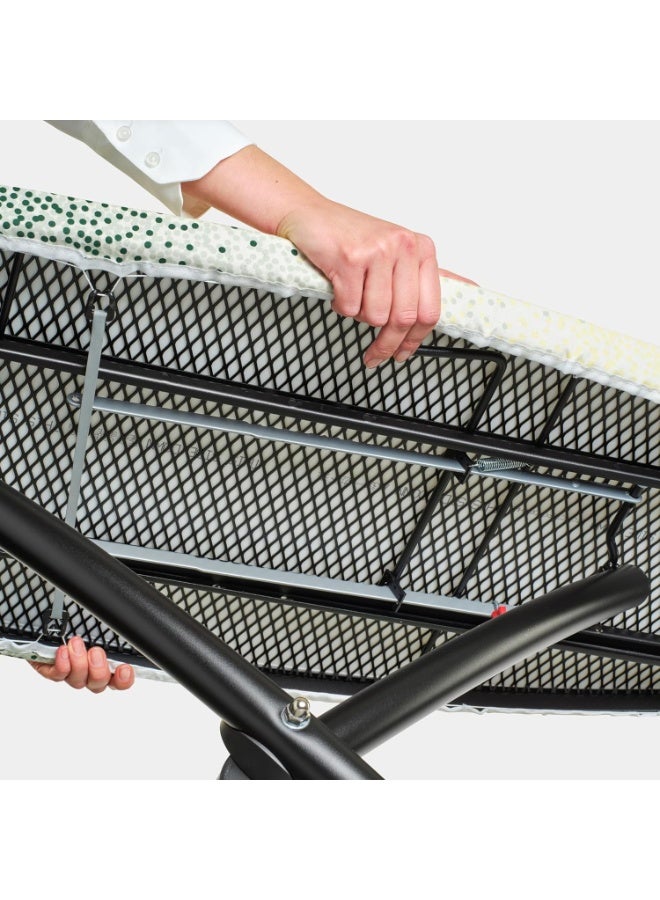 Brabantia Ironing Board Cover Size B, 124 × 38 cm, 2 mm Foam Layer, 100% Fairtrade Cotton, Durable Easy-Fit Top Cover, New Dawn - Image 5