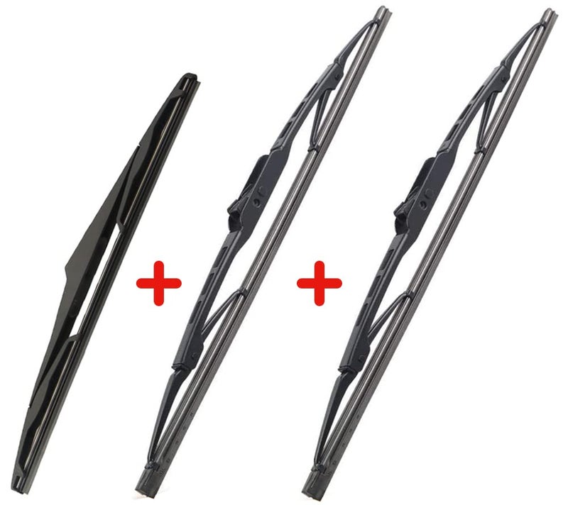 AUTOBOO 15 +15+13 Windshield Wiper Blades Replacement for Jeep Wrangler 2007-2017 -Original Factory Quality (Pack of 3) - Image 2