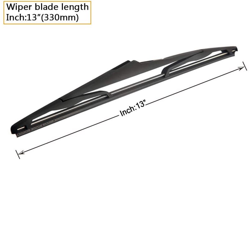 AUTOBOO 15 +15+13 Windshield Wiper Blades Replacement for Jeep Wrangler 2007-2017 -Original Factory Quality (Pack of 3) - Image 5