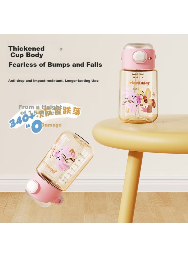 Relea Children'S Water Bottle Ppsu Straw Cup For Girls High Appearance Plastic Cup Student School Special Drinking Bottle Gift - Image 4
