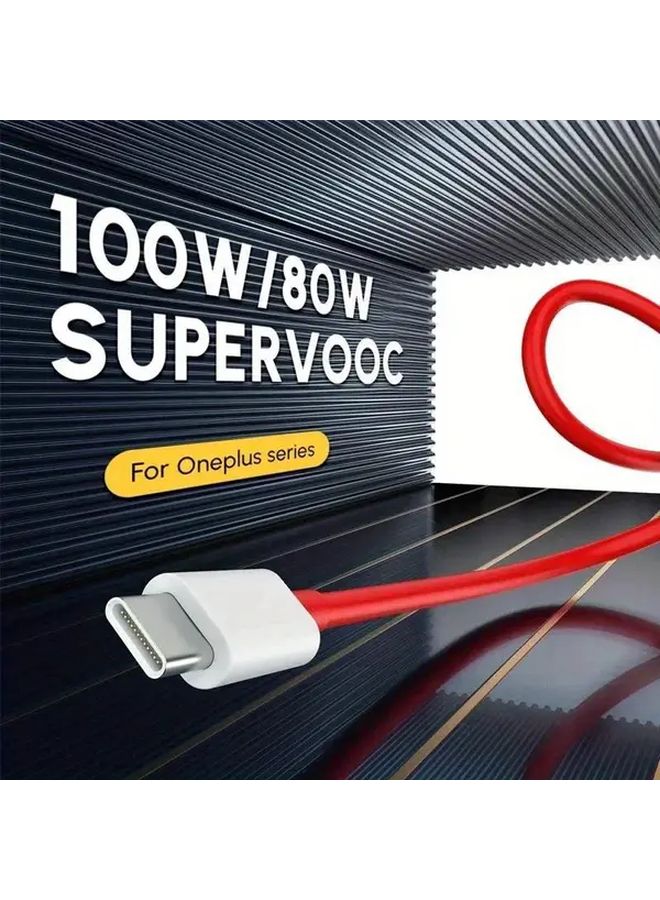 65W USB C 4.92Ft Supervooc Fast Charger Cable For Oneplus Ace 11 10 9RT 9R - Image 1