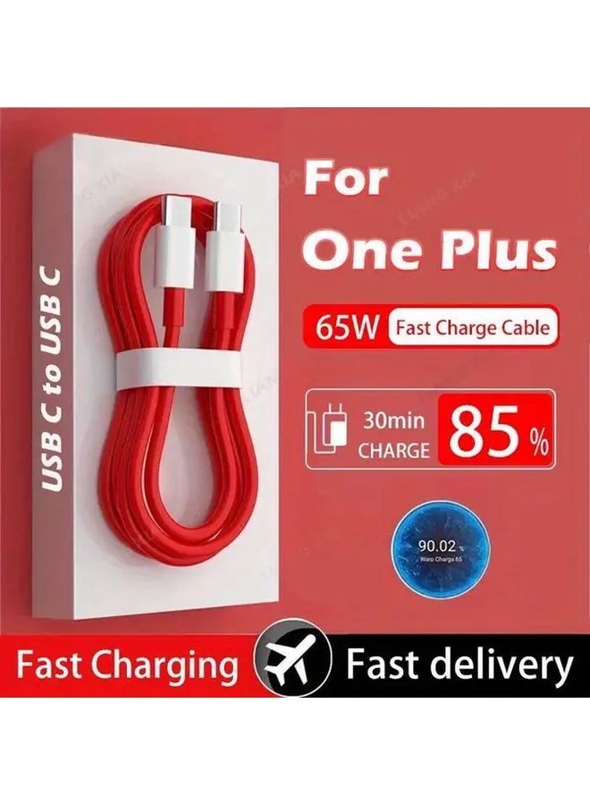 65W USB C 4.92Ft Supervooc Fast Charger Cable For Oneplus Ace 11 10 9RT 9R - Image 5