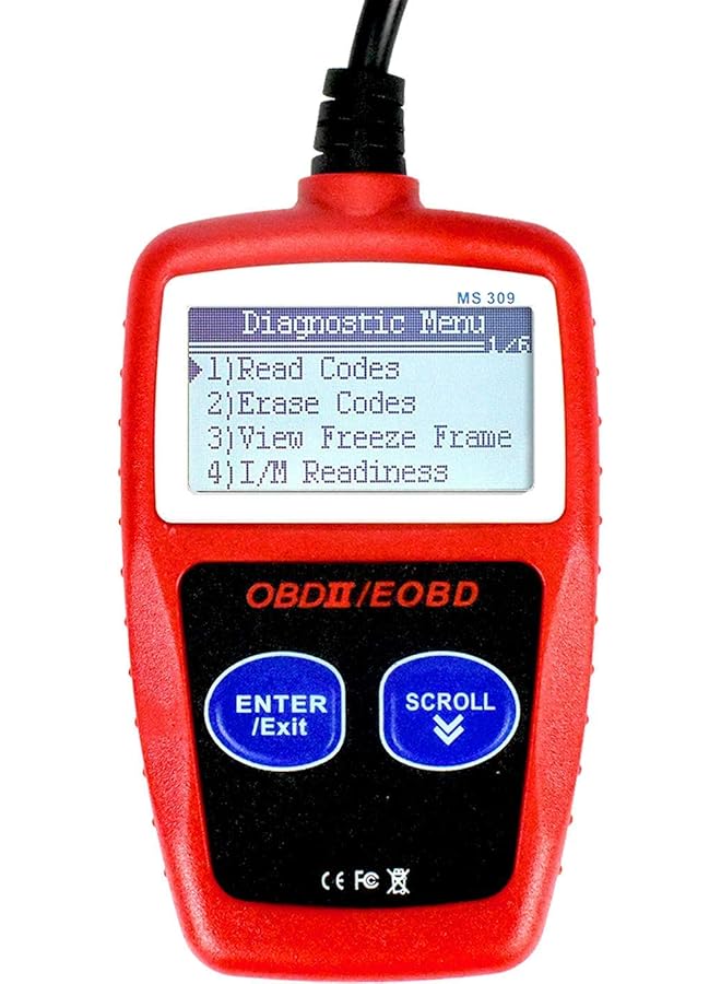 Aookay Ms309 Obd2 Scanner Check Engine Light Fault Code Reader Universal Obdii Diagnostic Scan Tool Read Clear Trouble Codes, View Freeze Frame Data, I/M Readiness Smog Check (Ms309)  - Image 1