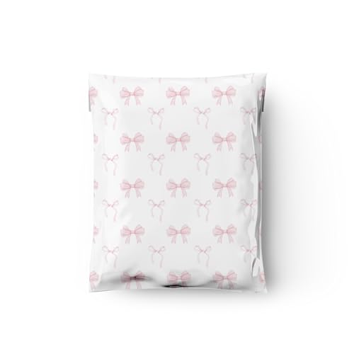 Pro Supply Global 10x13 (100) Pink Bows Valentine's Day Designer Poly Mailers Waterproof Self Sealing Tear Resistant Polymailers Shipping Envelopes Premium Printed Bags For Small Businesses - Image 5