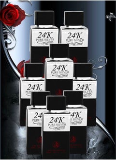 8 Pieces 24K Pure Silver Perfume 100ML