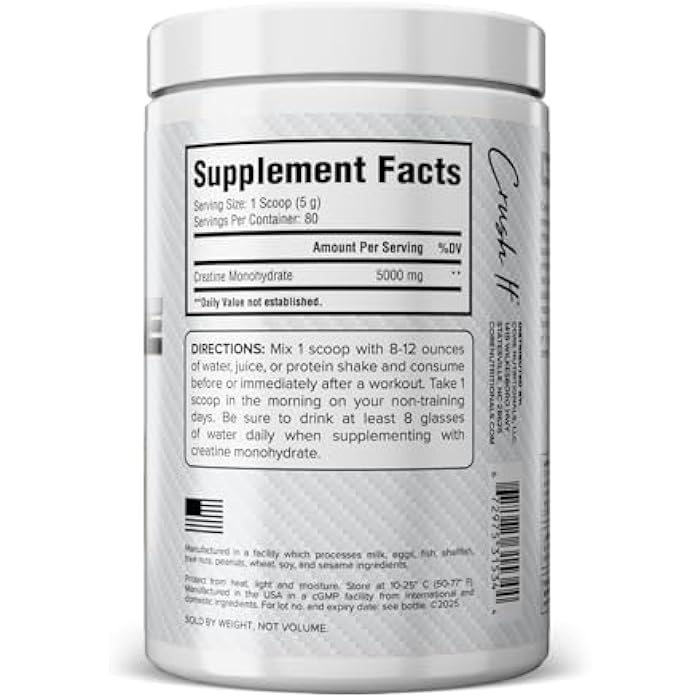 Core Nutritionals كور نيوترشنالز كرياتين مونوهيدرات | زيادة القوة، بناء العضلات، تحسين التعافي | 5 جرام كرياتين | 80 حصة (بدون نكهة) - Image 2