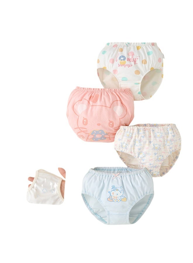 KUYING New Comfortable Skin friendly Breathable Underwear Set 0f 4