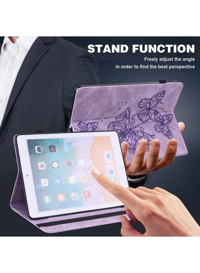 S-TOP Case For Amazon Fire Max 11 Embossed Butterfly Pattern Leather Tablet Case - Image 5