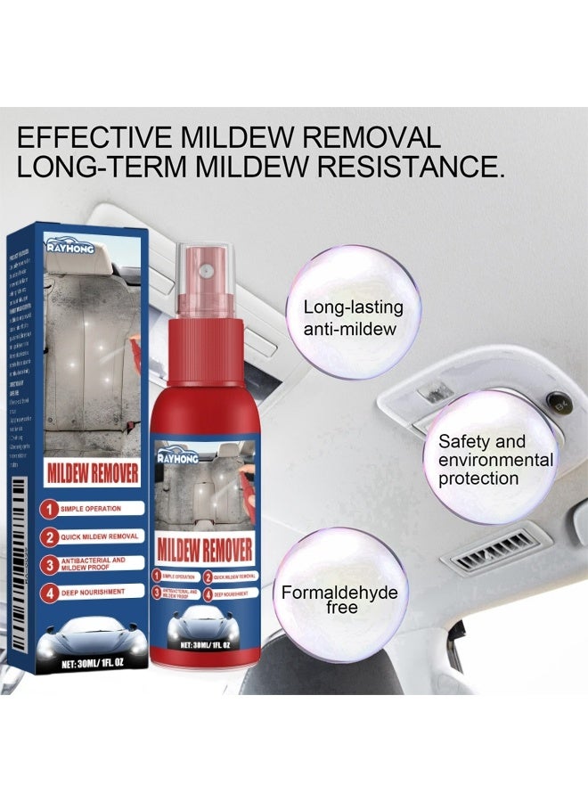 RAYHONG Car Interior Mould Cleaning Spray, Automotive Interior Mold Cleaner, Automobile Mold Remover Spray, Interior Detailer Cleaner for Cars, Mold and Mildew Remover Gel for Cars, Leather Mould Cleaning Spray, 30ML - Image 3
