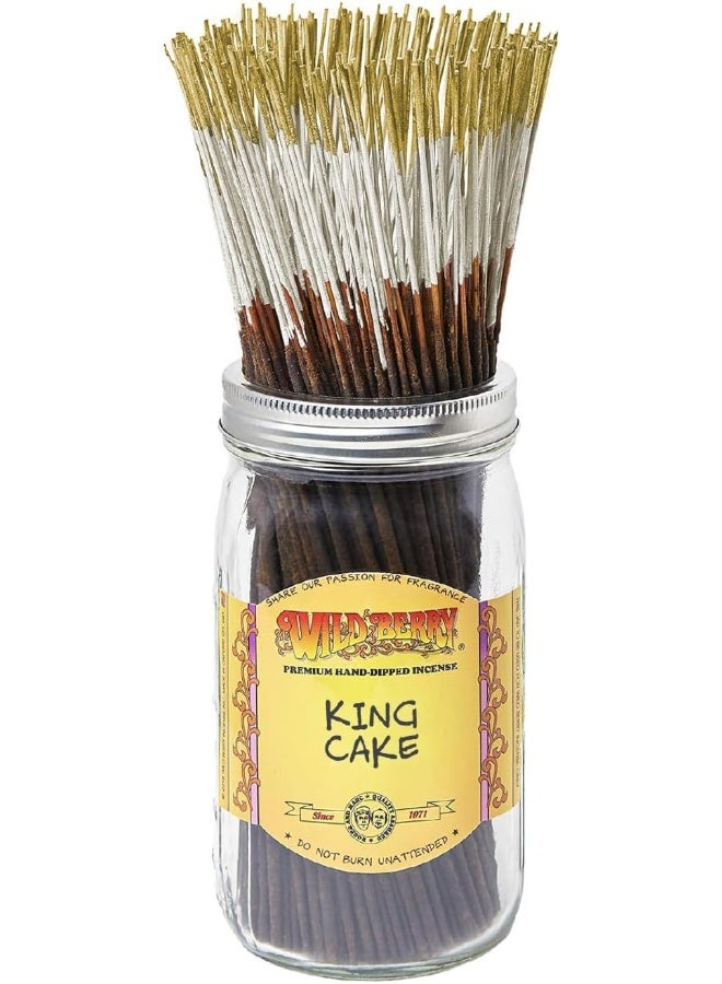 Wild Berry Incense Sticks  King Cake  Delectable Cinnamon Sugar Scent with Vanilla  Hand Dipped in The USA 100 Count - Image 4