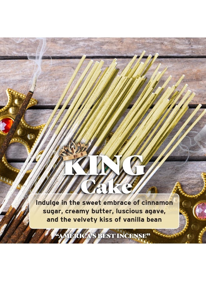 Wild Berry Incense Sticks  King Cake  Delectable Cinnamon Sugar Scent with Vanilla  Hand Dipped in The USA 100 Count - Image 3
