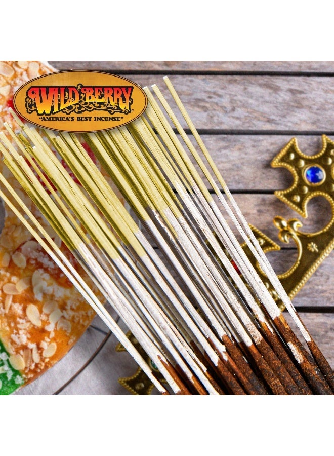 Wild Berry Incense Sticks  King Cake  Delectable Cinnamon Sugar Scent with Vanilla  Hand Dipped in The USA 100 Count - Image 2