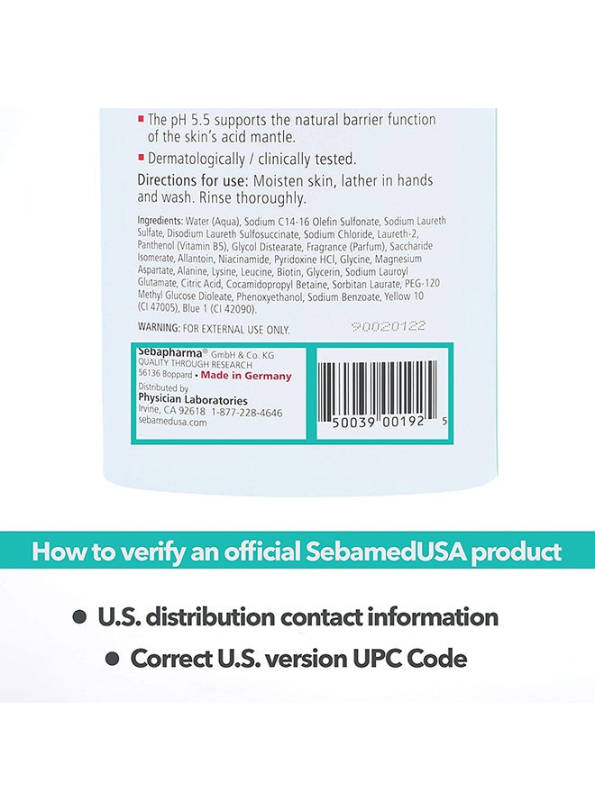 Sebamed Liquid Face And Body Wash 1000ml - Image 5