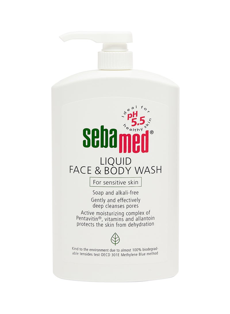 Sebamed Liquid Face And Body Wash 1000ml - Image 2