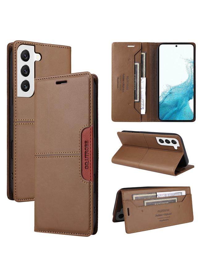 The Bros Case For Samsung Galaxy S21 5G G01 RFID Anti-theft Leather Phone Case