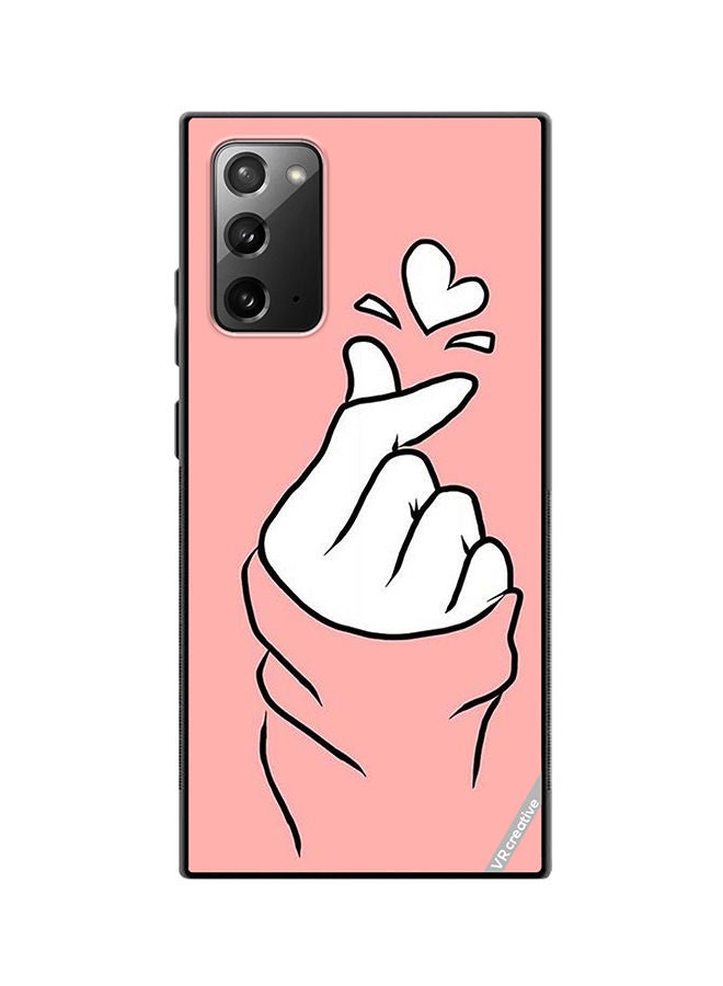 VR CREATIVE Protective Case Cover For Samsung Galaxy Note20 5G Snap Love Design Multicolour - Image 1