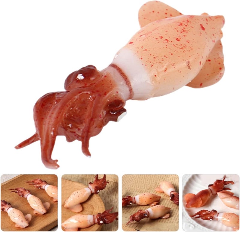 Yardwe 3pcs Realistic Artificial Models for Photography Props Miniature Seafood Decoration for Crafting and Display Lightweight and Textured Fake Food - Image 3