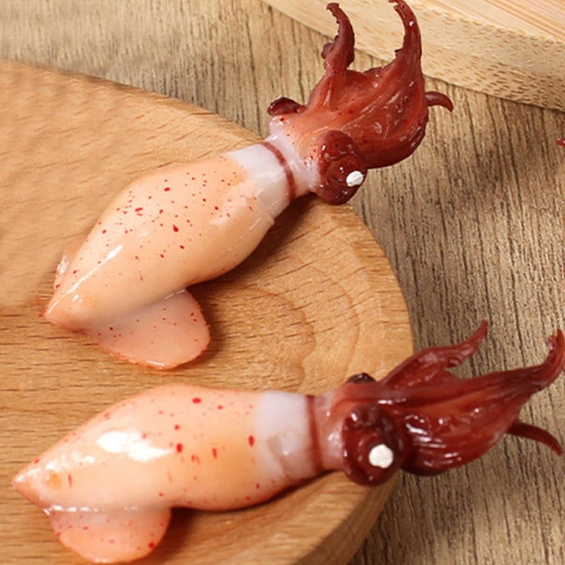 Yardwe 3pcs Realistic Artificial Models for Photography Props Miniature Seafood Decoration for Crafting and Display Lightweight and Textured Fake Food - Image 4