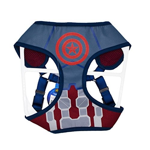 Marvel Comics for Dogs Captain America Dog Harness Large Best Avengers Infinity War Harness For All Large Dogs FF9912 - Image 3