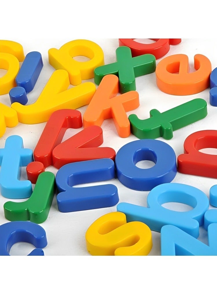 Magnetic Alphabets, Numbers and Math Symbols, Small Strong Colored Magnet Sticker, Educational Learning Toys for Toddlers  - Image 2