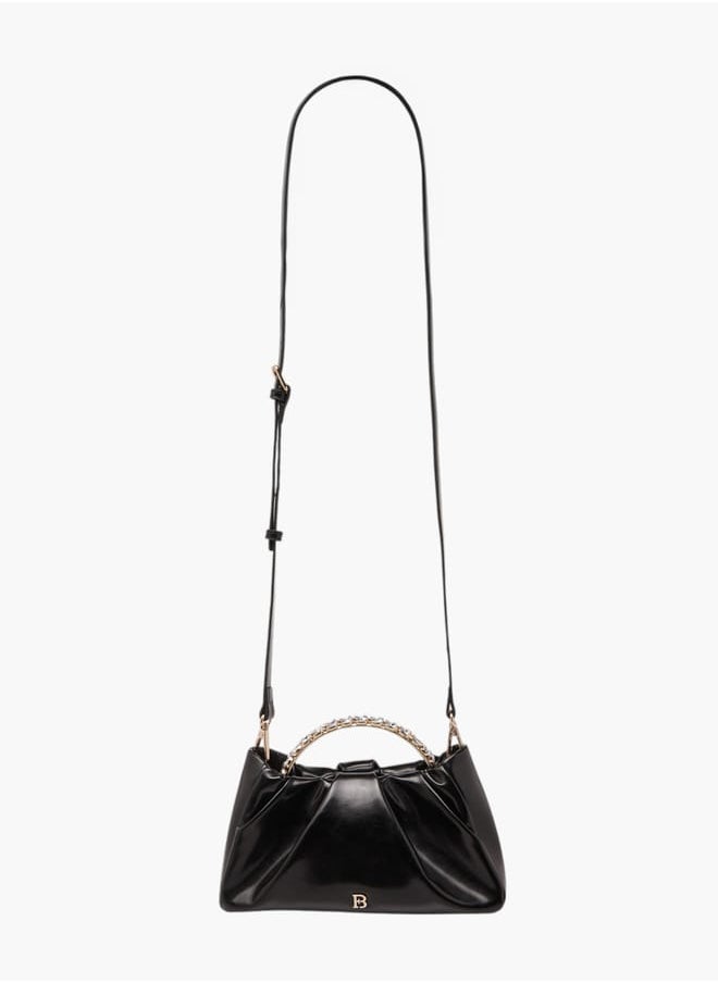 Flora Bella By Shoexpress Women Solid Crossbody Bag with Detachable Strap  - Image 2